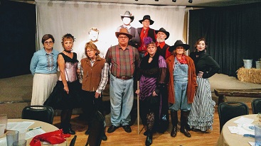 Cast of Dead in Deadwood Murder Mystery production